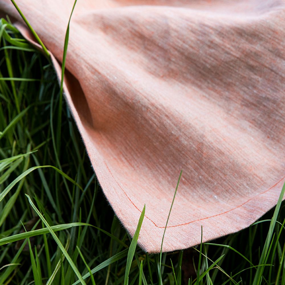Linge de table textile - Chambray Capucine - Nappe et serviette en lin - ALEXANDRE TURPAULT