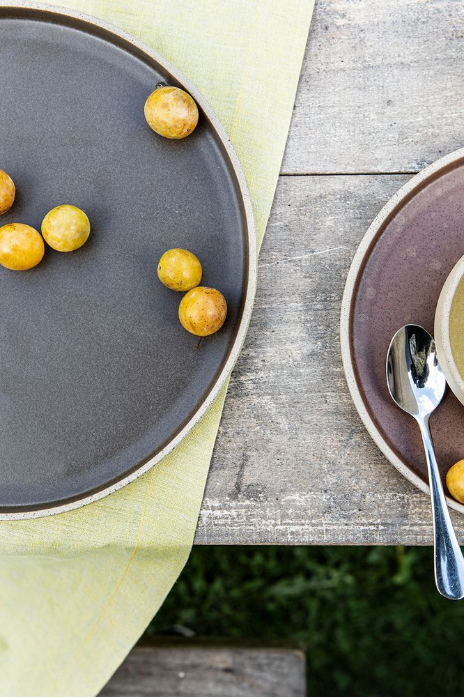 Table linen - Chambray Yuzu - Tablecloth and Napkin - ALEXANDRE TURPAULT