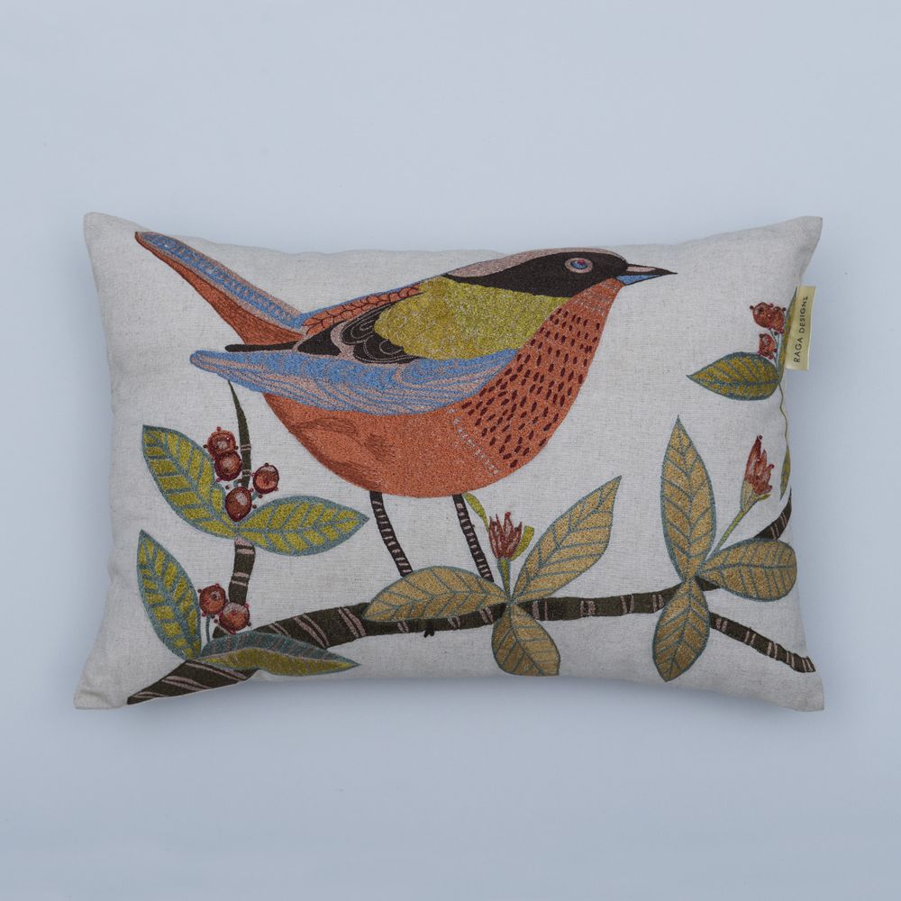 Cushions - Embroidered cushions - NEERU KUMAR