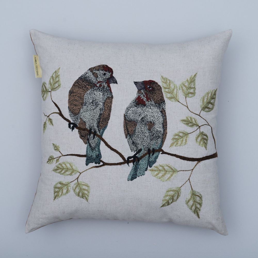 Cushions - Embroidered cushions - NEERU KUMAR