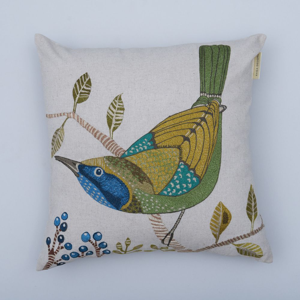 Cushions - Embroidered cushions - NEERU KUMAR