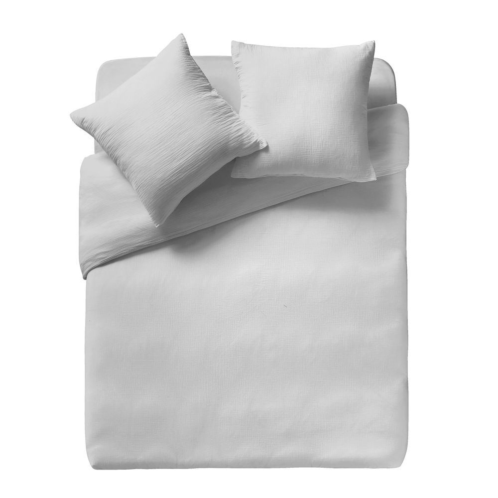 Linge de lit - Double gaze de coton Tendresse Brume - Parure de lit - ESSIX