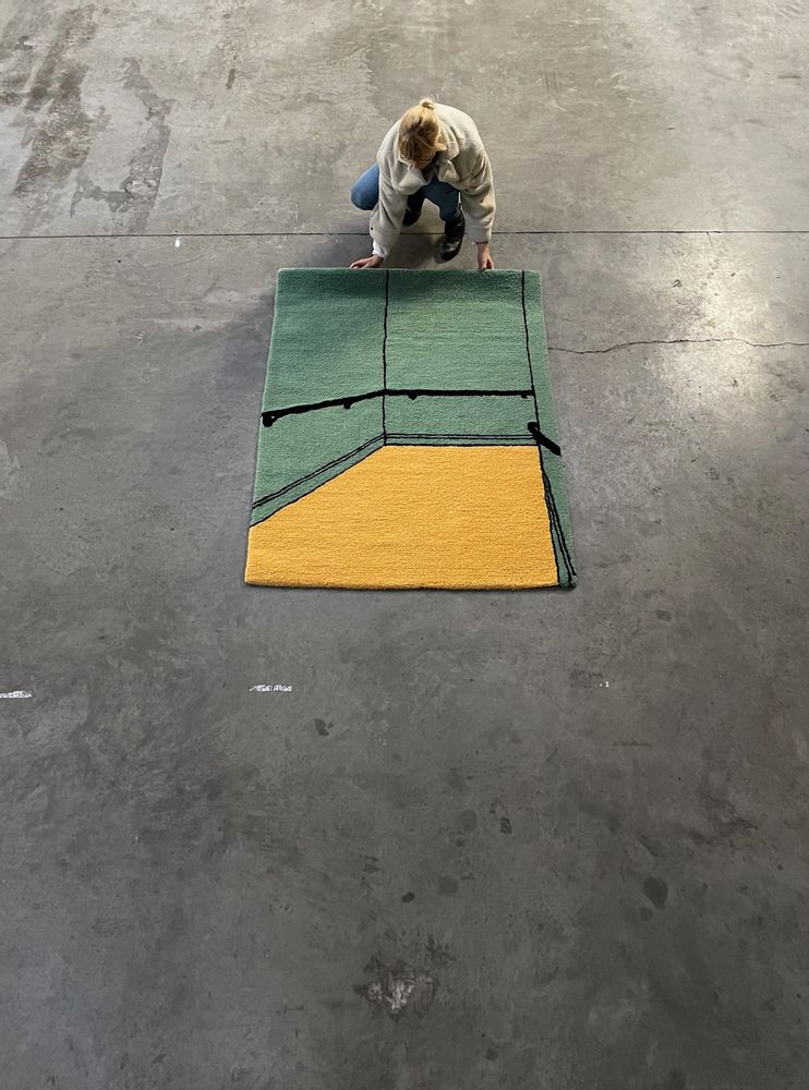 Tapis contemporains - Fabric Fabrik: TAPIT - STOOL RUGS - FRAMED WORKS - FABRIC FABRIK