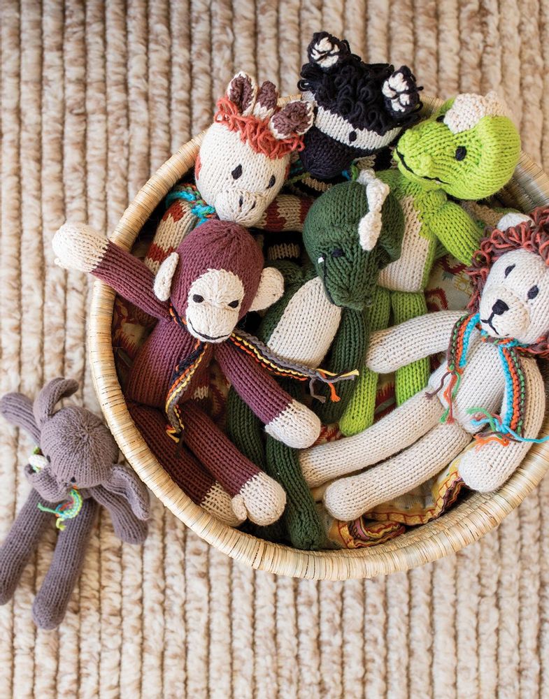 Peluches - Singe, araignée, petit, coton - KENANA KNITTERS LTD.