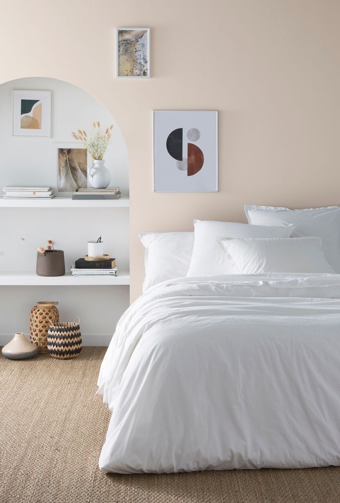 Linge de lit - Coton Lavé Soft line Blanc - Parure de lit - ESSIX