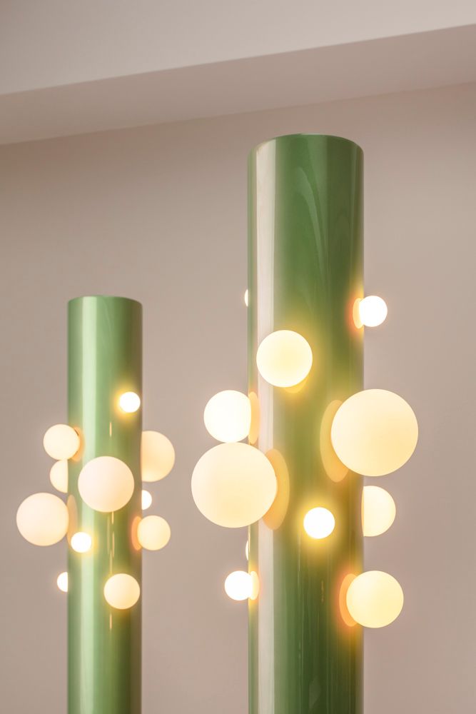 Floor lamps - ELECTRON FLOOR LAMP - VAN DER STRAETEN