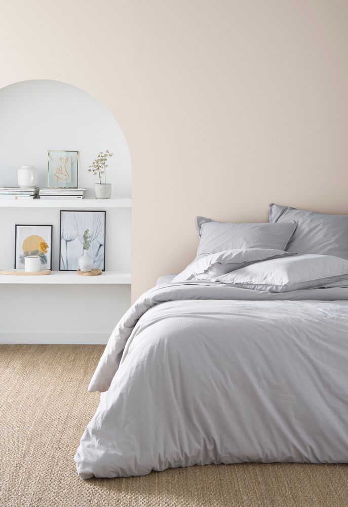 Linge de lit - Coton Lavé Soft line Mastic - Parure de lit - ESSIX
