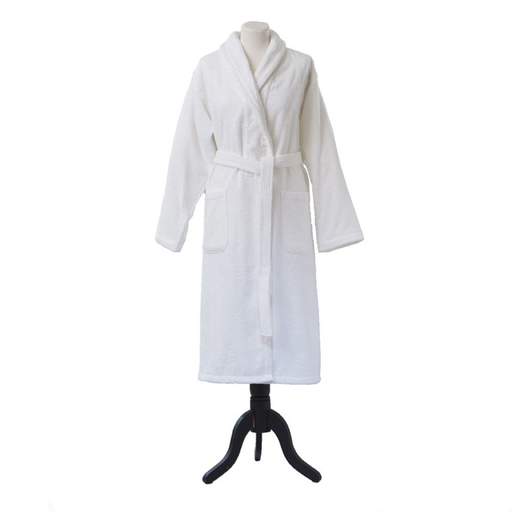 Serviettes de bain - Aqua Blanc - Serviette, gant, peignoir et tapis de bain en coton - ESSIX