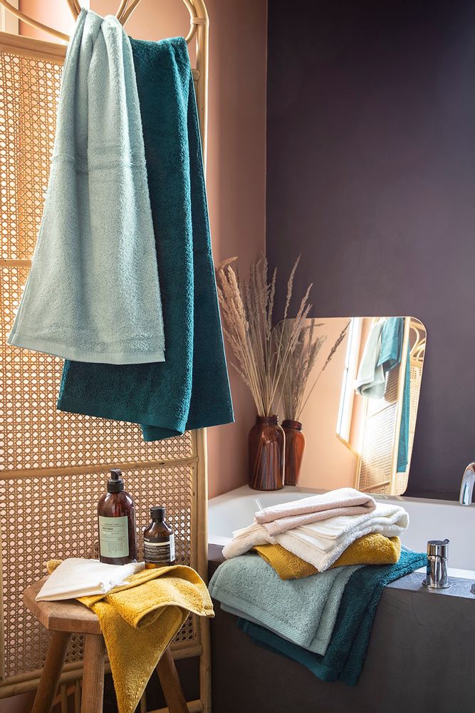 Bath towels - Aqua Émeraude - Towel, glove, bathrobe and bath mat - ESSIX