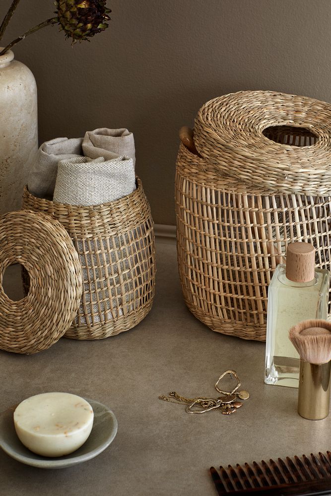 Decorative objects - Handmade basket and boxes in seagrass or water hyacinth - COZY LIVING COPENHAGEN