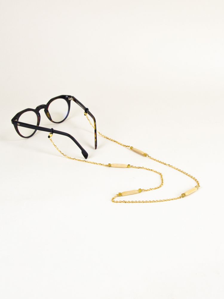 Glasses - Glasses chains in brass, horn or hoof - L INDOCHINEUR X RIVÊT