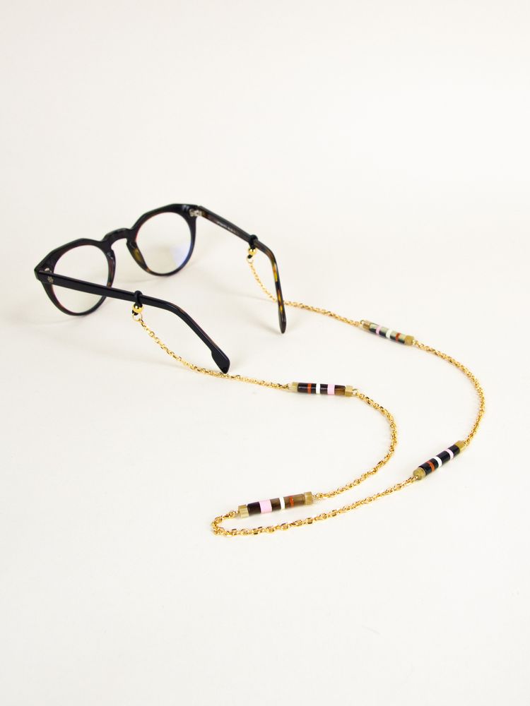 Glasses - Glasses chains in brass, horn or hoof - L INDOCHINEUR X RIVÊT