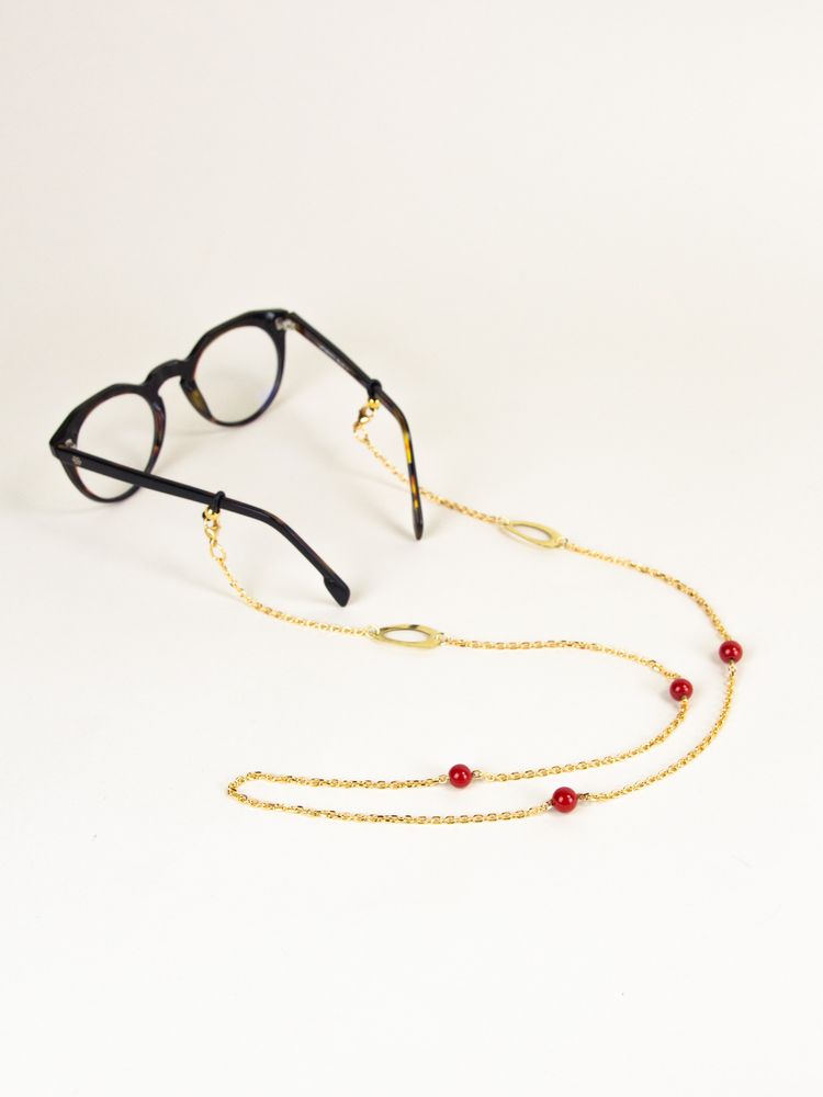 Glasses - Glasses chains in brass, horn or hoof - L INDOCHINEUR X RIVÊT