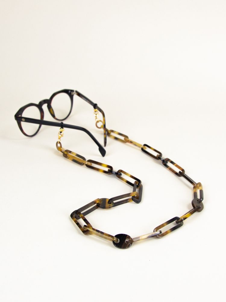 Glasses - Glasses chains in brass, horn or hoof - L INDOCHINEUR X RIVÊT