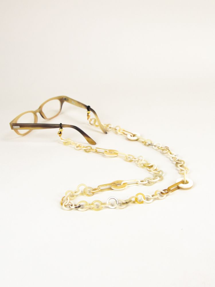 Glasses - Glasses chains in brass, horn or hoof - L INDOCHINEUR X RIVÊT