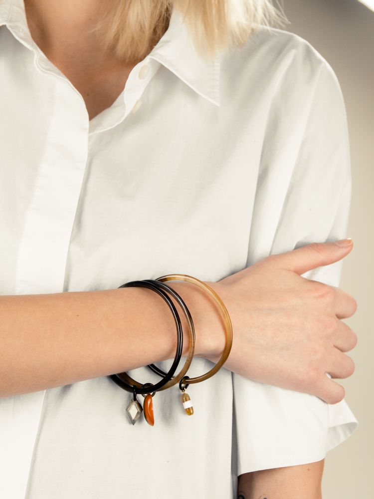 Bijoux - Horn & hoof lacquered collection - L INDOCHINEUR X RIVÊT