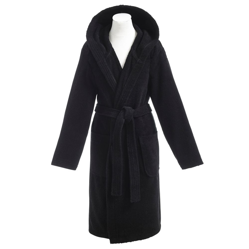 Autres linges de bain - Peignoir Capuche Noir - ESSIX