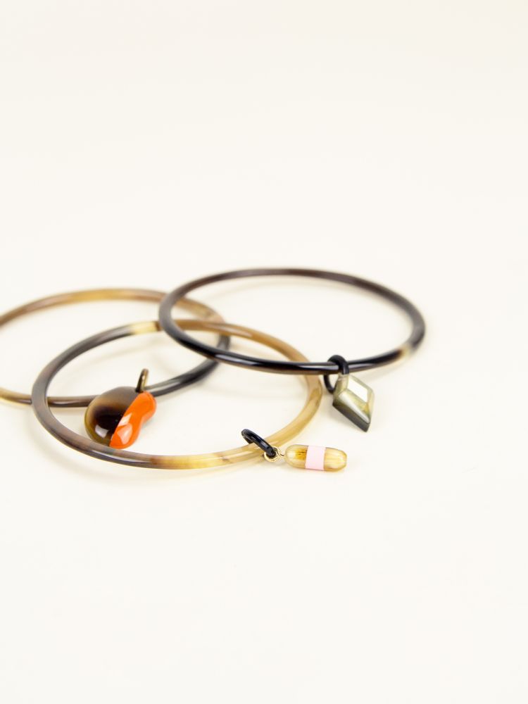 Bijoux - Horn & hoof lacquered collection - L INDOCHINEUR X RIVÊT