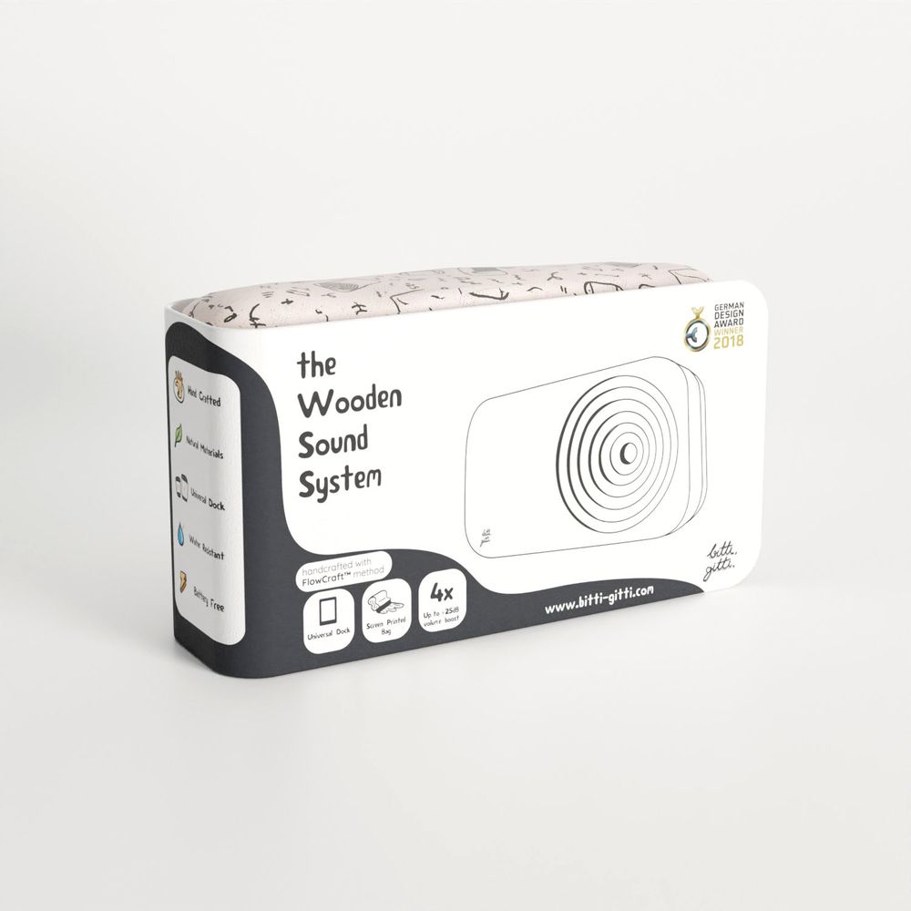 Speakers and radios - the Wooden Sound System - Razor Black - BITTI GITTI