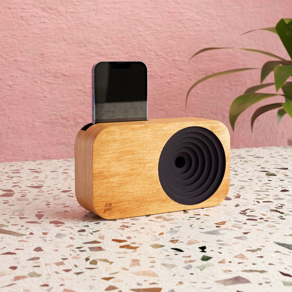 Speakers and radios - the Wooden Sound System - Razor Black - BITTI GITTI