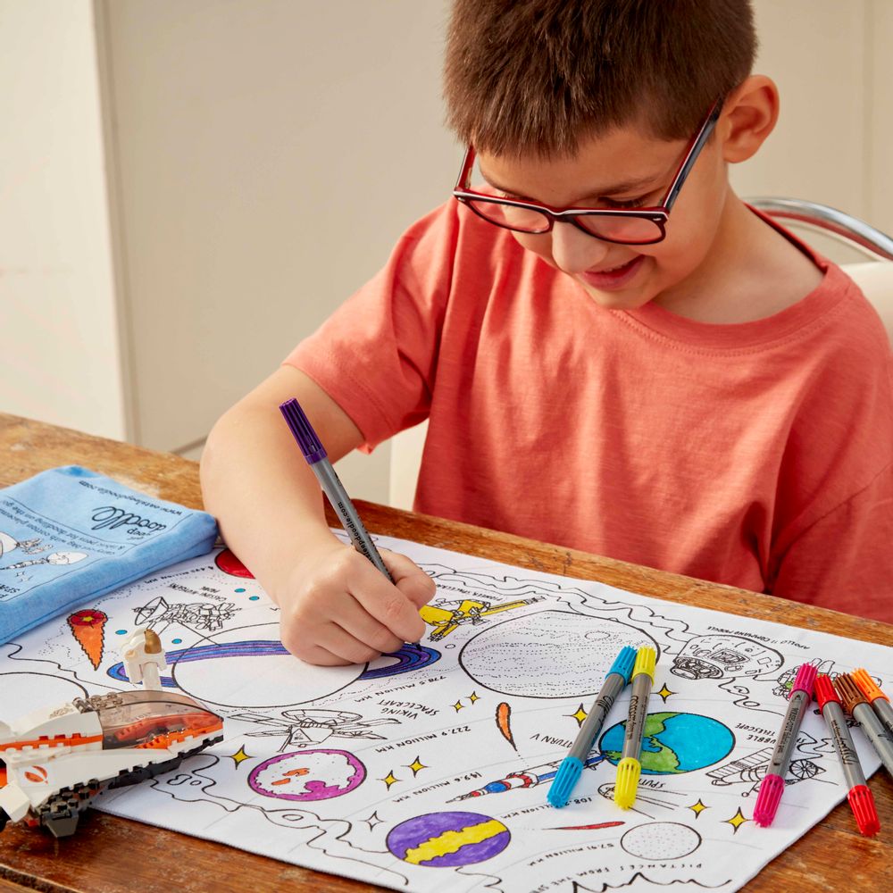 Repas pour enfant - set de table exploration spatiale - EATSLEEPDOODLE