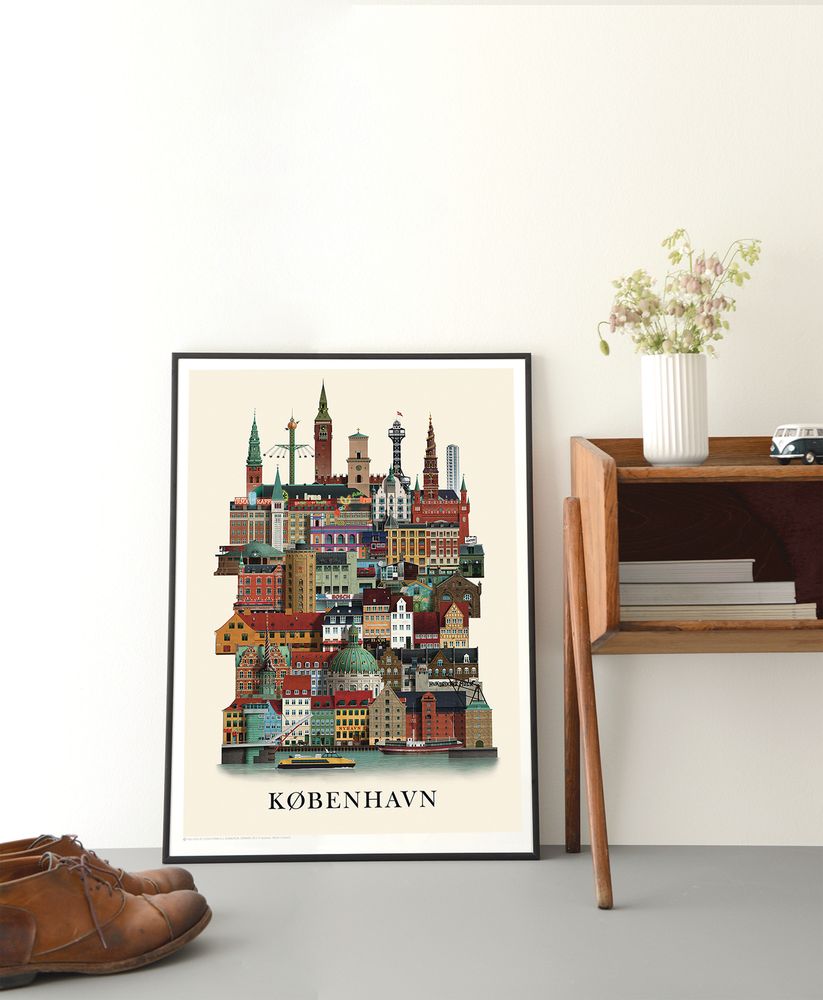 Children's decorative items - Copenhagen poster - MARTIN SCHWARTZ