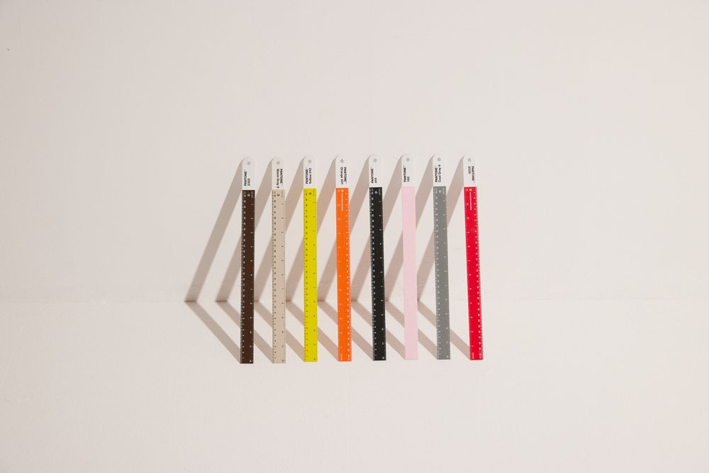 Autres fournitures bureau  - Règle de 30 cm - PANTONE