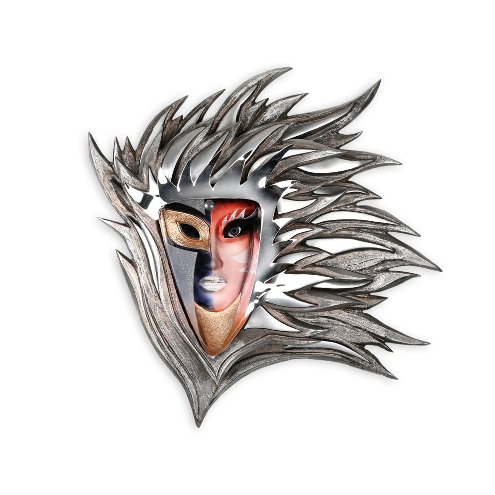 Unique pieces - THALIA - crystal and steel wall sculpture - decorative object - CRISTALLERIE MÅLERÅS - PAR ACE CONSEILS & TRADING FRANCE