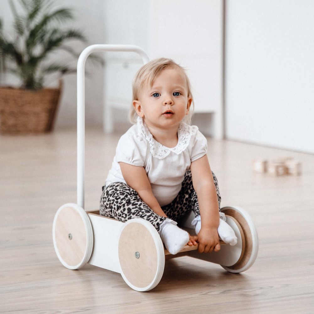 Toys - Baby Walker - Minimalist and partly upcycled designer toy - OOH NOO