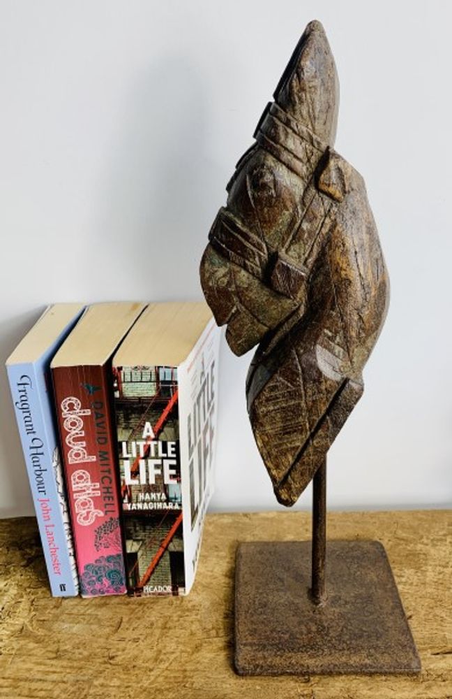 Sculptures, statuettes and miniatures - STATUES - Wooden decoration with Stand - CASA NATURA