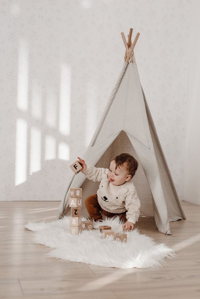 Toys - PLAY TENT small - A little hideaway with a secret doorway to the world of imagination. - OOH NOO