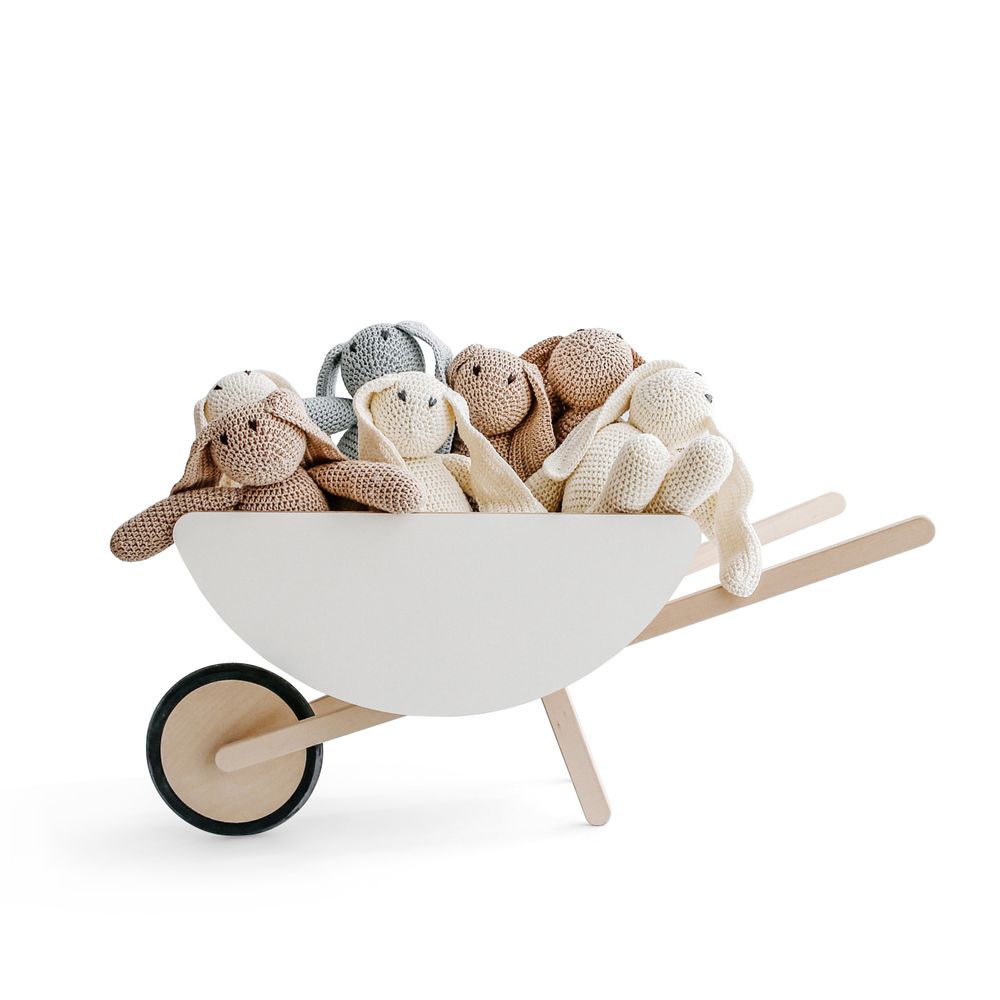 Jouets enfants - Brouette jouet - Faites un jeu en voyant qui peut transporter un tas de jouets plus loin sans renverser. - OOH NOO
