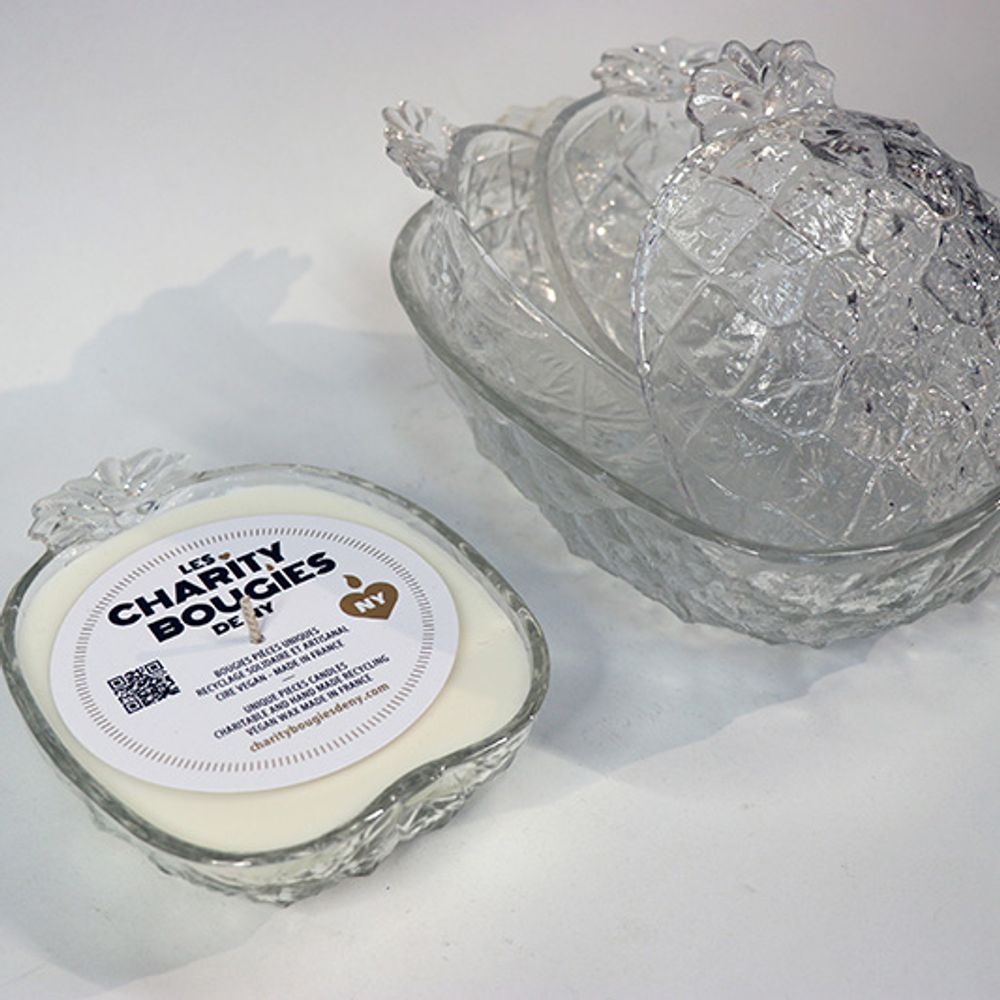 Bougies - BOUGIE VERRE  OU CRISTAL M - CHARITY BOUGIES DE NY