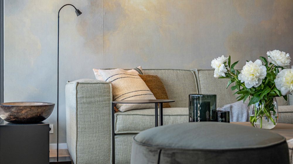 Floor lamps - Reading floor light in brass FLEURE - AUTHENTAGE LIGHTING
