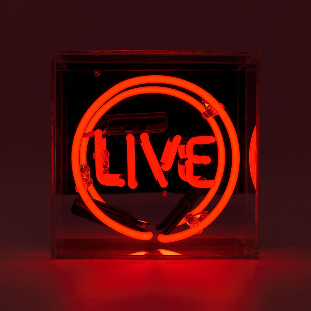 LED modules - 'LIVE' MINI GLASS NEON SIGN - LOCOMOCEAN