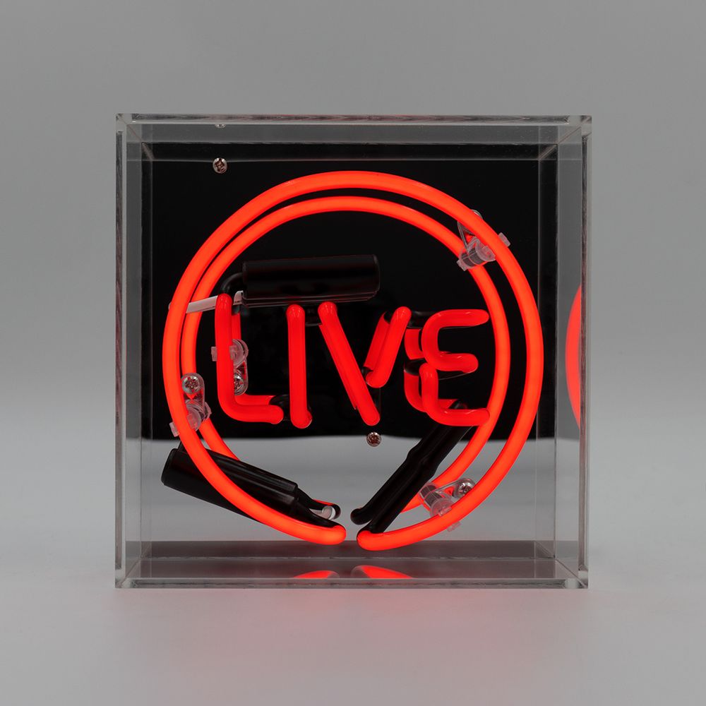 LED modules - 'LIVE' MINI GLASS NEON SIGN - LOCOMOCEAN