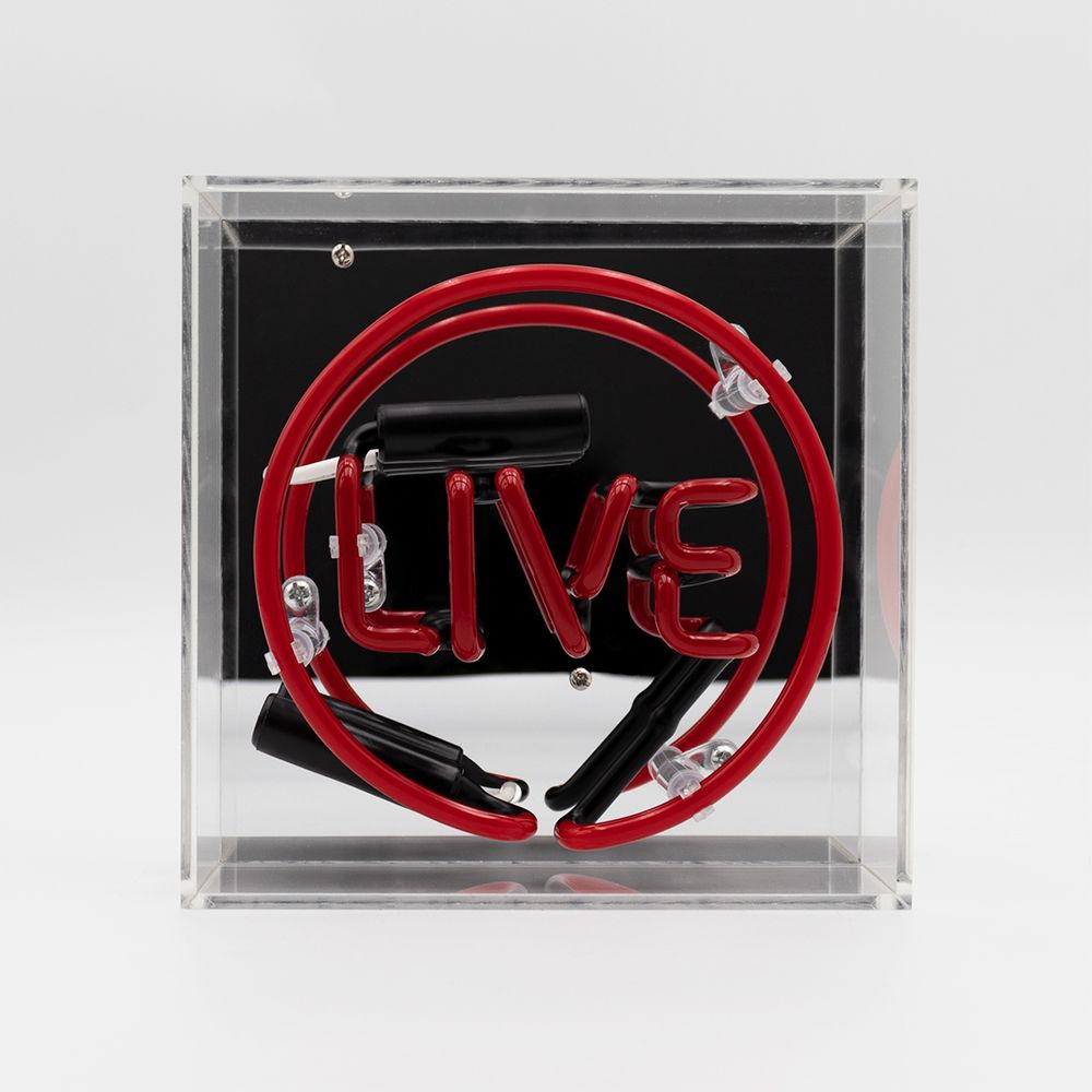 LED modules - 'LIVE' MINI GLASS NEON SIGN - LOCOMOCEAN