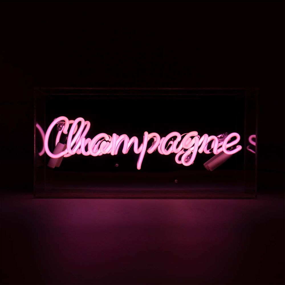 Lampes de bureau - NÉON EN VERRE « CHAMPAGNE » - LOCOMOCEAN
