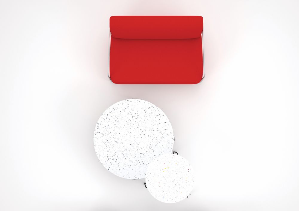 Tables basses - Tables basses gigognes PROUVE 70 & 105 - design Sergio BALLESTEROS pour PIKO Edition. - PIKO EDITION.