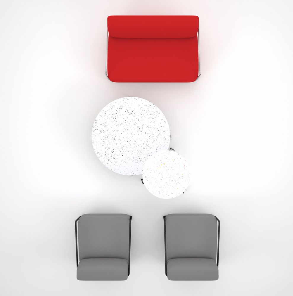 Tables basses - Tables basses gigognes PROUVE 70 & 105 - design Sergio BALLESTEROS pour PIKO Edition. - PIKO EDITION.