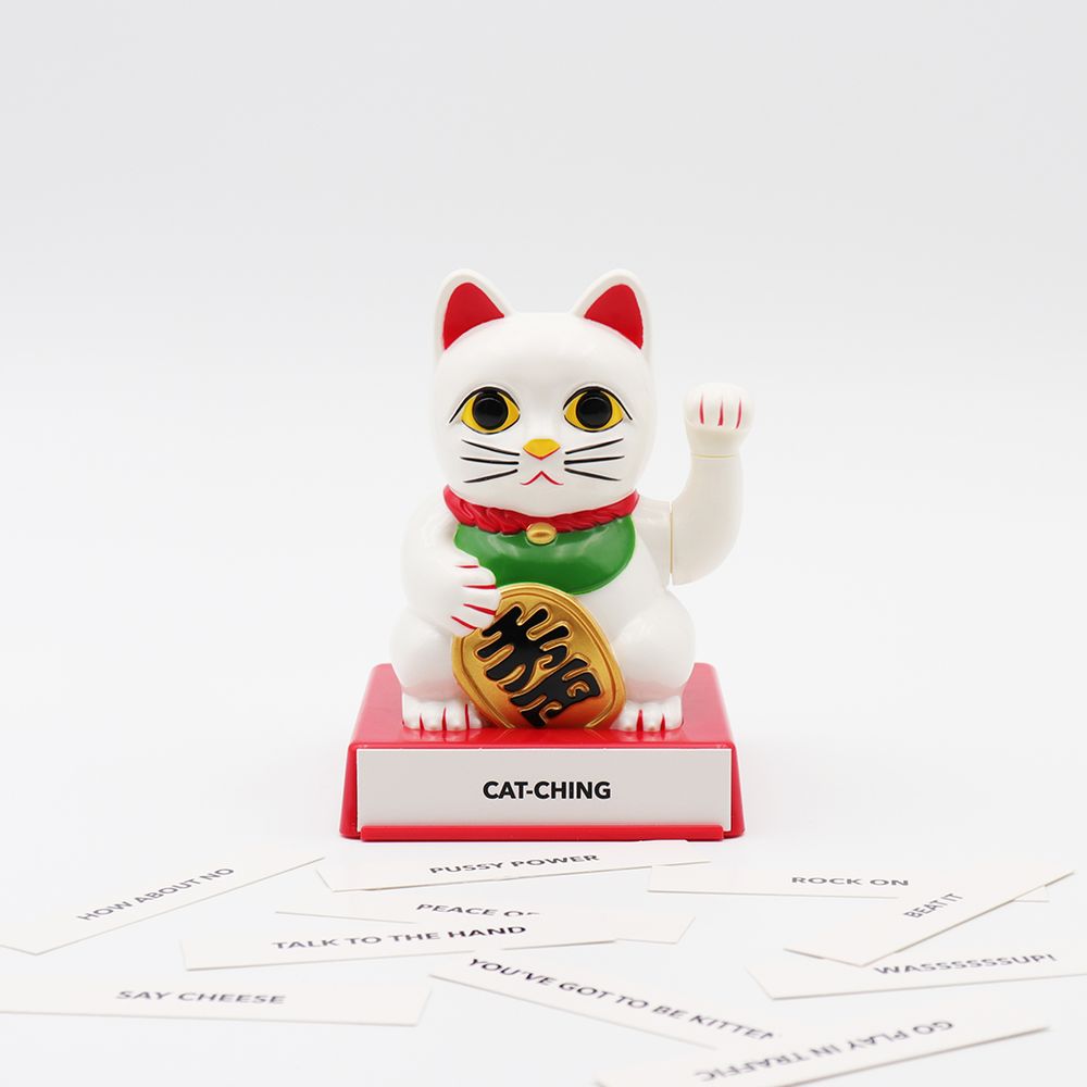 Objets de décoration - CATTITUDE - CHAT PORTE-BONHEUR AUX MAINS INTERCHANGEABLES - LOCOMOCEAN