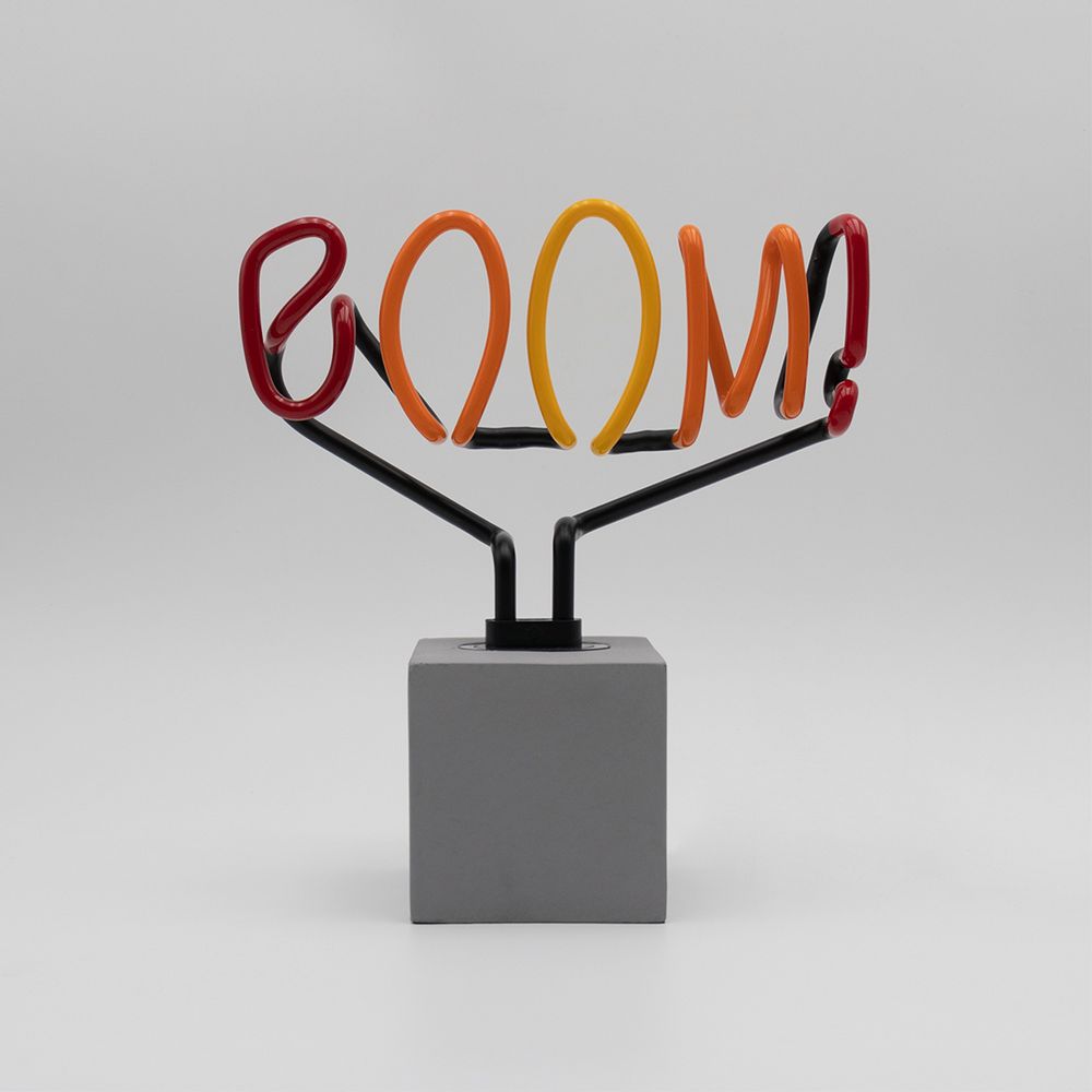 Desk lamps - NEON 'BOOM' SIGN - LOCOMOCEAN