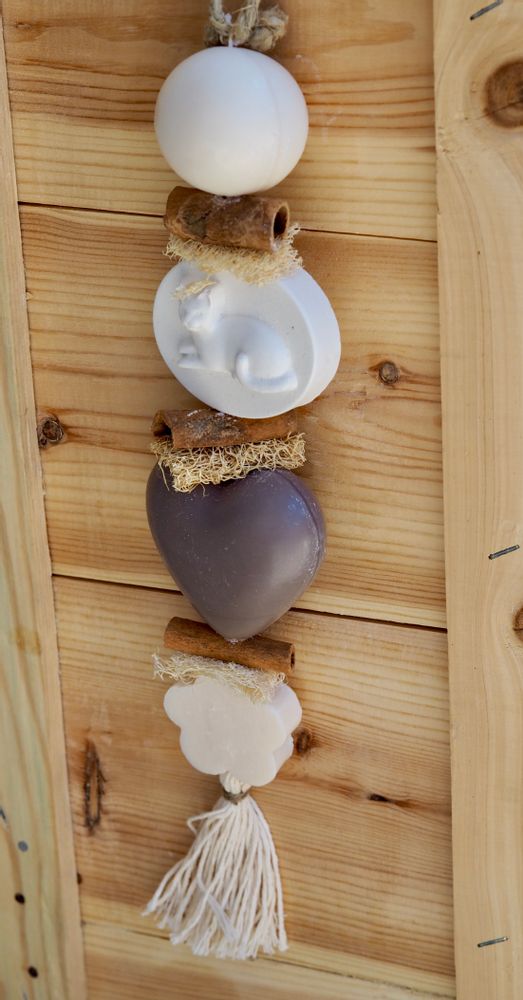 Cadeaux - Savon décoratif et parfumé KITTY et tresse en plâtre - NATURE A SUIVRE