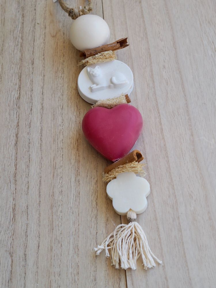 Cadeaux - Savon décoratif et parfumé KITTY et tresse en plâtre - NATURE A SUIVRE