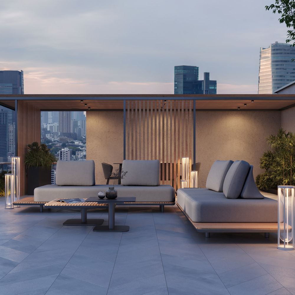 Lawn sofas   - Morgan Corner Set - SNOC