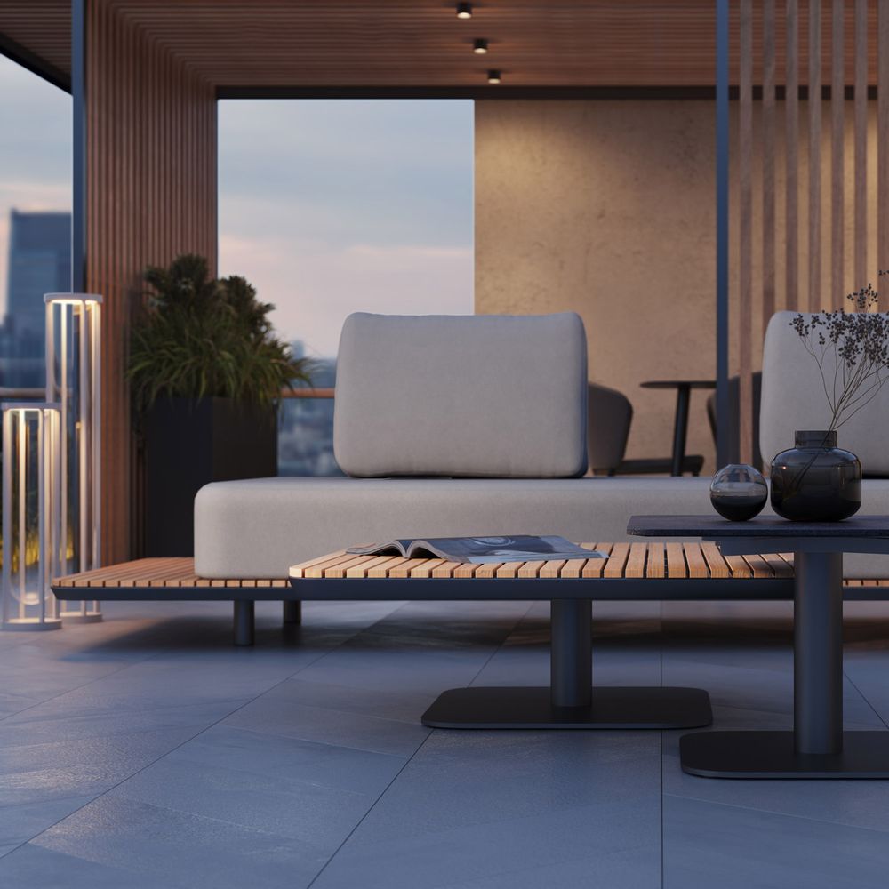 Lawn sofas   - Morgan Corner Set - SNOC