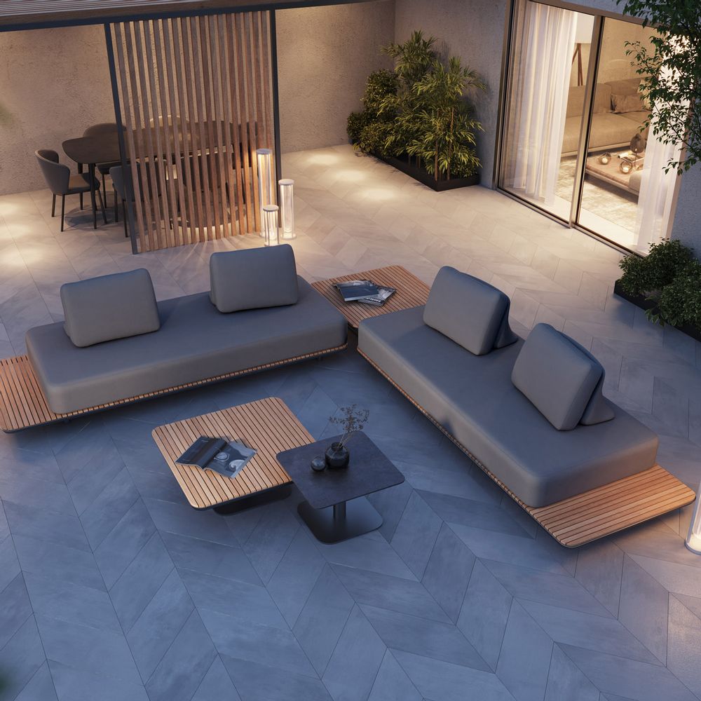 Lawn sofas   - Morgan Corner Set - SNOC
