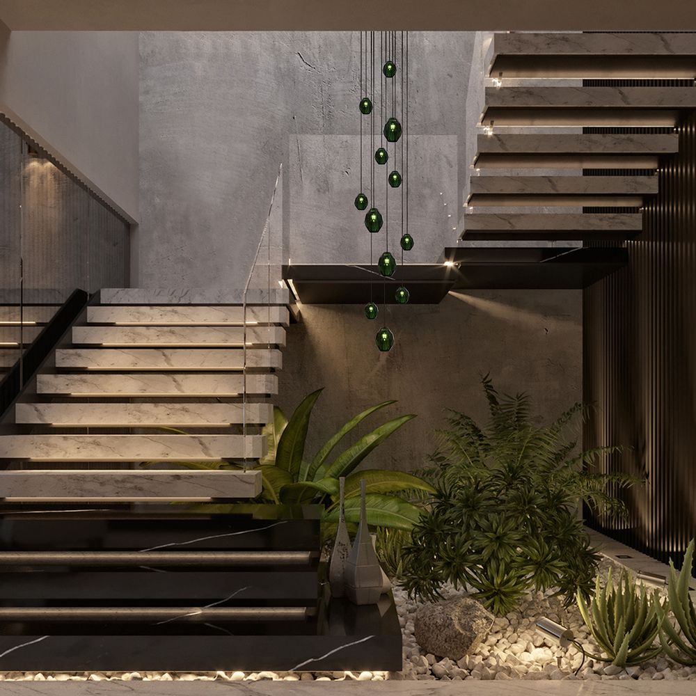 Customizable objects - Prisma - Pendant light - CONCEPT VERRE