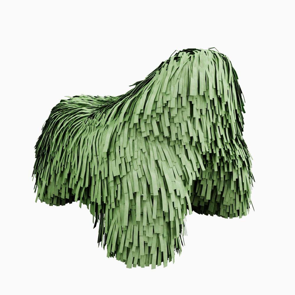Ottomans - Pouffe Puppy - SCARLET SPLENDOUR