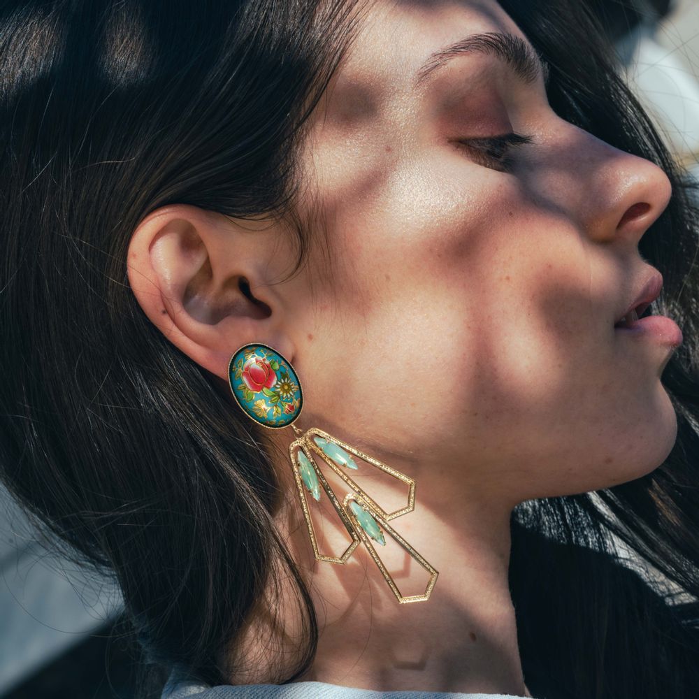 Jewelry - Long kimono earrings - JULIE SION